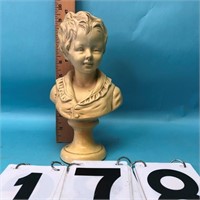 Bust of young Boy 9"