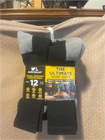 New Wells Lamont men’s 12 pairs work socks 12-16
