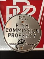 Fish Commission and Contemporary Railroad Signs