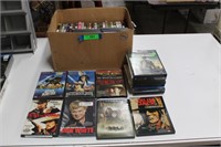 Large Assortment of DVD's: Billy Jack. Star Wars,