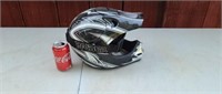 Raider motorcycle helmet.