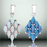 Opalescent Splendor Pendant Duo