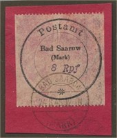 GERMANY PRIVATE ISSUE BAD SAAROW MICHEL #5