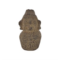 Ancient Oriental Pottery of a Buddha