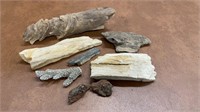 Misc Petrified Wood, Rocks/Minerals, and