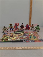Lot of vintage Ninja Turtle figures