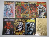 Lady Death /Purgatori Comic Lot #1/2 + More