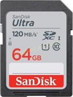 SanDisk 64GB SDXC UHS-I Memory Card - 120MB/s