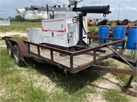 2009 CM Utility Trailer with Light Plant