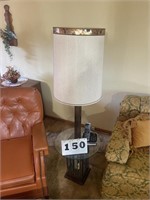 Floor Lamp with Glass Shelf