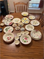 Assorted blue ridge dishes - all