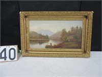 Unsigned 19th Century Framed Oil on Canvas