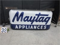 Vintage Maytag Double Sided Lighted Sign