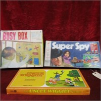 (3)Vintage board games.