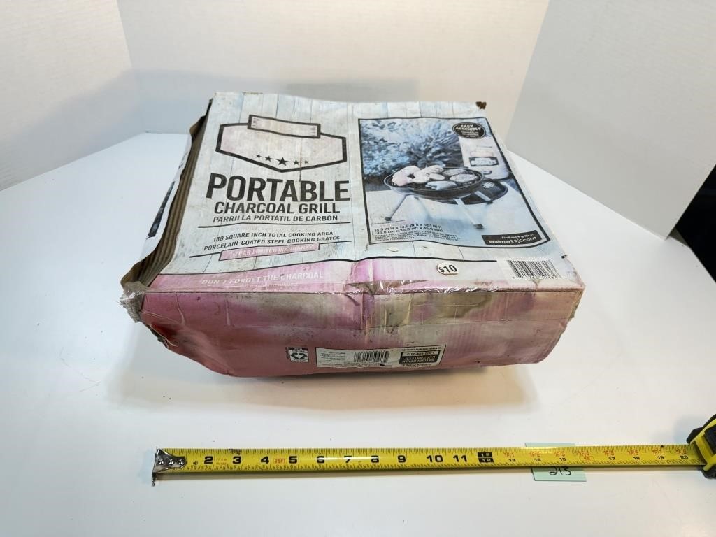 Portable Grill, Unopened, Box Rough