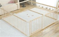 Children’s Wooden Playpen, Baby Playpen Play Pen