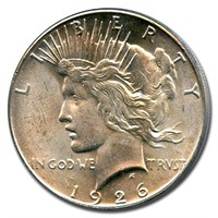 1926-S Peace Dollar MS-64 PCGS (Toned)