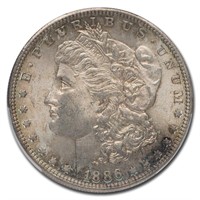 1886-S Morgan Dollar MS-63 PCGS (Toned)