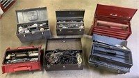 Lot of Various Toolboxes w/ Contents
