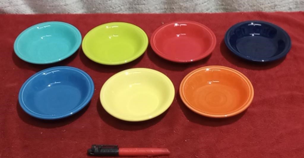 Set of 7 Small Fiesta Bowls