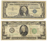 US 1934 & 1957 NOTE LOT