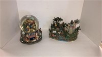 (1) musical nativity globe (1) musical decorative