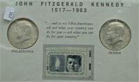 TWO 1964 KENNEDY HALF DOLLARS