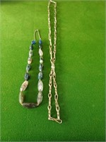 Stone Gradient Necklace (22cm ) and a Long