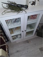 SMALL GLASS FRONT CABINET