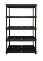 Project Source - 5 Tier Shelving Unit (Black /