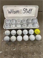 Callaway and Wilson Golf Balls