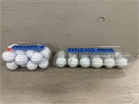 Titleist and Precept Golf Balls