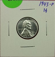 1943-P Lincoln Steel Cent BU