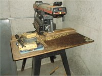 Craftsman radial arm saw w/attachments & blades
