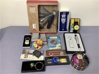 Assorted Watches, Keychains, Bar Tool & More
