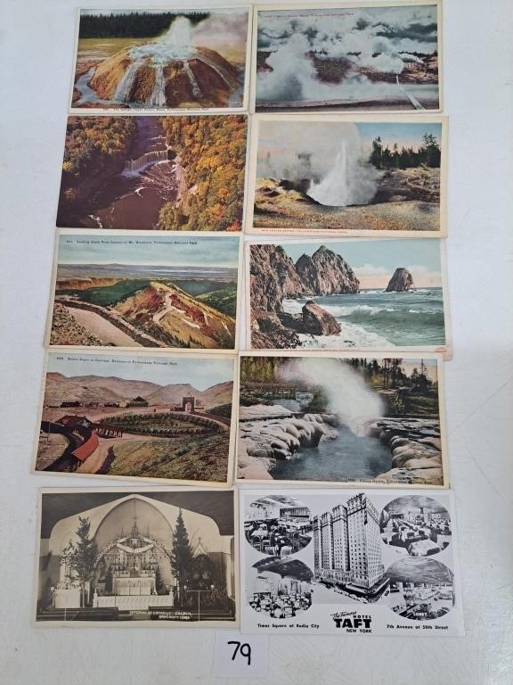 10 Vintage Postcards