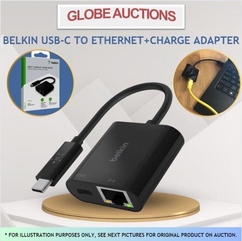 BELKIN USB-C TO ETHERNET + CHARGE ADAPTER