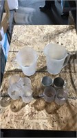 Cups, plastic pitchers