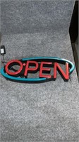 Neon open sign