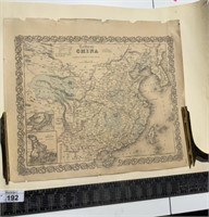Old map COLTON’s China Chinese empire No III
