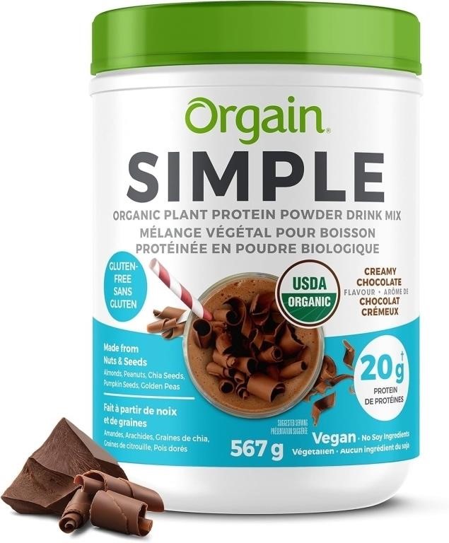 Sealed - Orgain Nutrition Simple Organic Plant Pro