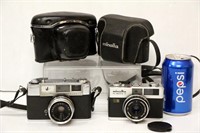 Vintage 35mm Minolta Hi Matic F Rangefinder + 1