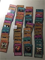 ASSORTED YUGIUH CARDS 1996 MOST SHOW CORNER WEAR