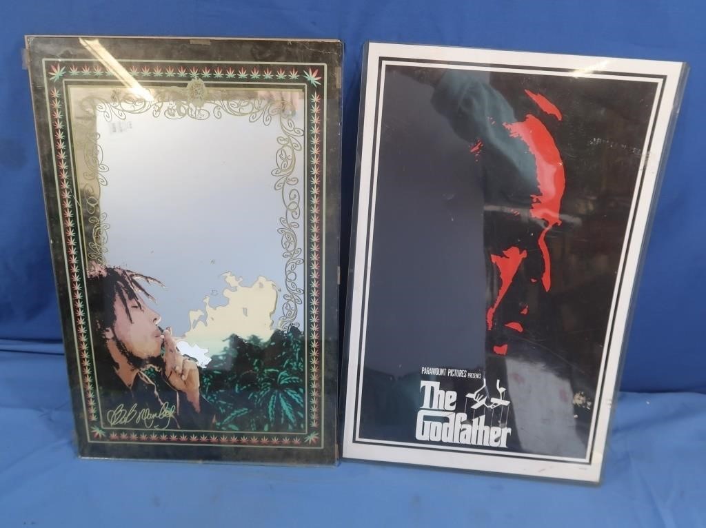 Mini Posters-The Godfather, Bob Marley Mirror