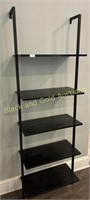 Black Ladder Style Shelving Unit