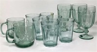 Assorted Recycled Glass Glassware