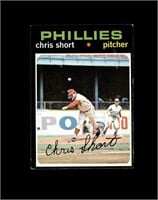 1971 Topps #511 Chris Short EX to EX-MT+