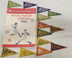 1965 Minnesota Twins Official Program & Scorecard