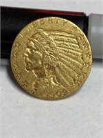 1909 $5 Gold Indian