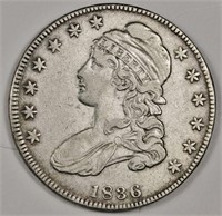 1836 Bust Half Dollar Nice XF AU Grade